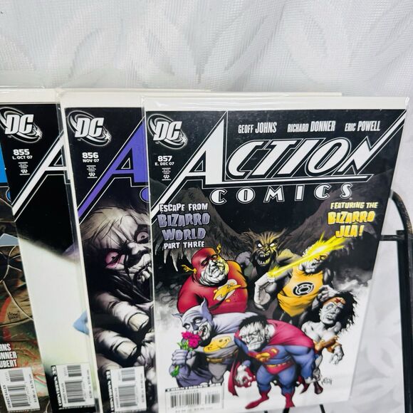 DC Superman Action Comics 845-847 850-851 855-869 Lot Brainiac Gary Frank - Picture 7 of 8